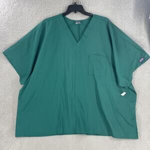 Cherokee Workwear Scrub Shirt Mens 5XL Medical Uniform 4777 Big Tall Pocket